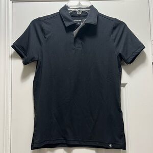 Boy’s Abercrombie Black Polo Shirt Size 9/10 NWT